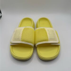 UGG Yellow Slides Women Sandals Summer Pool Comfort”